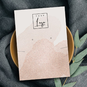 Rose Gold Glitzer-Netzwerkkarte für das Sammeln vo Visitenkarte