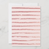 Rose Gold Glitzer Niedlicher Script Abschluss Viel Dankeskarte (Rückseite)