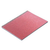 Rose Gold Glitzer Notizblock (Linke Seite)