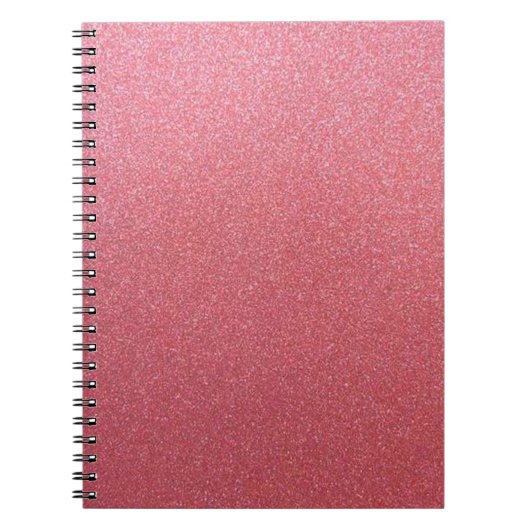 Rose Gold Glitzer Notizblock (Vorderseite)