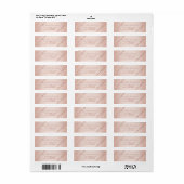 Rose Gold Glitzer ombre Drehbuch Rosa Hochzeit (Vorne)
