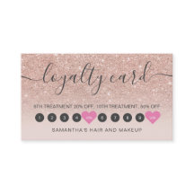 Rose Gold Glitzer ombre Skript Makeup blush 10