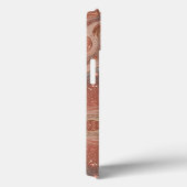 Rose Gold Glitzer Personalisierter Name Case-Mate iPhone Hülle (Rückseite / Rechts)
