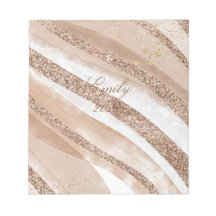 Rose Gold Glitzer Pinseldesign