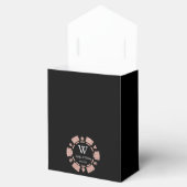 Rose Gold Glitzer Poker Chip Casino Hochzeit Geschenkschachtel (Geöffnet)
