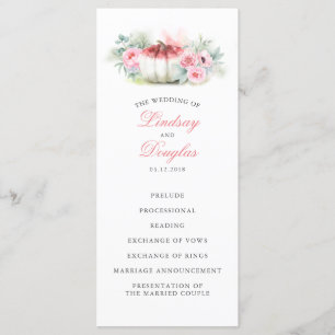 Rose Gold Glitzer Pumpkins Hochzeit im Herbst Prog Programm