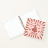 Rose Gold Glitzer Queen of Hearts Kinder Sketchboo Notizblock (Innenseite)
