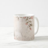 Rose Gold Glitzer, rosa Folie, Weihnachtsverpackun Kaffeetasse (VorderseiteRechts)