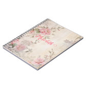 Rose Gold Glitzer, rosa Folie, Weihnachtsverpackun Notizblock (Linke Seite)