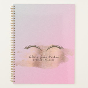 Rose Gold Glitzer rosa trendige moderne Makeup Kün Planer