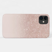 Rose Gold Glitzer Rose verblasst das passende iPho Case-Mate iPhone Hülle (Rückseite (Horizontal))