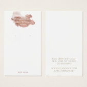 Rose Gold Glitzer Schmuckkollektion (Vorne & Hinten)