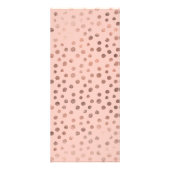 Rose Gold Glitzer Schönheitssalon Werbekarte (Hinten)