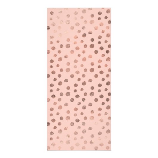 Rose Gold Glitzer Schönheitssalon Werbekarte (Hinten)