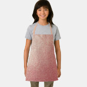 Rose Gold Glitzer Schürze (Insitu)