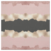 Rose Gold Glitzer Schwarz Rosa Abstrakt Giro del M Stoff (Muster)