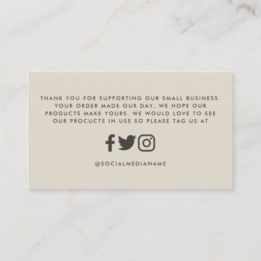 Rose Gold Glitzer Schwarz Rosa Moderne Danke QR Visitenkarte (Rückseite)