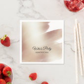 Rose Gold, Glitzer Serviette (Beispiel)
