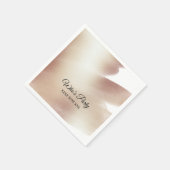 Rose Gold, Glitzer Serviette (Ecke)