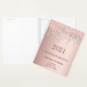 Rose Gold Glitzer Silber Salon Termine 2025 Planer (Anzeige)