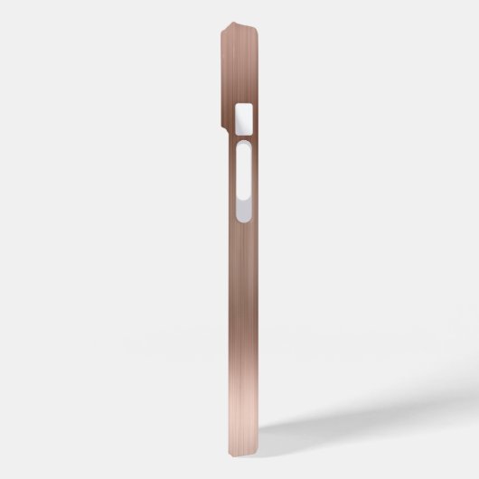 Rose Gold Glitzer Silver Glam Girly Signature Case-Mate iPhone Hülle (Rückseite / Links)