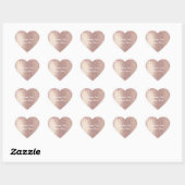Rose Gold Glitzer sparkeln Aufkleber für benutzerd (Blatt)