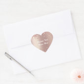 Rose Gold Glitzer sparkeln Aufkleber für benutzerd (Umschlag)