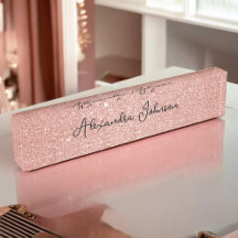 Rose Gold Glitzer Sparkle Giro