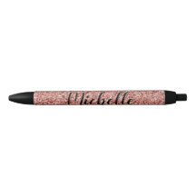 Rose Gold Glitzer Sparkle Modernes Personalisiert
