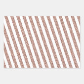 Rose Gold Glitzer Sweet 16 Personalisiert Pink Geschenkpapier Set (Vorderseite 3)