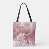 Rose Gold Glitzer Tasche (Rückseite)