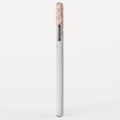 Rose Gold Glitzer Tropfen Glitzern Marmorname Case-Mate iPhone Hülle (Hinten/Rechts)