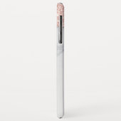 Rose Gold Glitzer Tropfen Glitzern Marmorname Case-Mate iPhone Hülle (Hinten/Links)