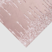 Rose Gold Glitzer Tropfen Pink Girl Luxus Seidenpapier (Ausschnitt)