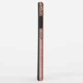 Rose Gold Glitzer Tropfen Pinsel Case-Mate iPhone Hülle (Hinten/Rechts)