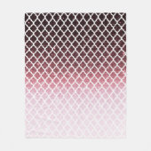 Rose Gold Glitzer und Spitze Fleecedecke (Vorderseite)