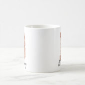 Rose Gold Glitzer Varsity Letter Monogram B Kaffeetasse (Mittel)