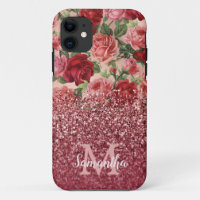 Rose Gold Glitzer Vintag Rosa Rosa Rosa Blüte