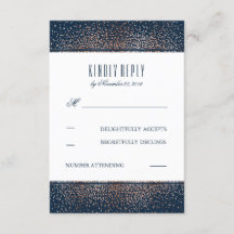 Rose Gold Glitzer Vintage Hochzeitskarten