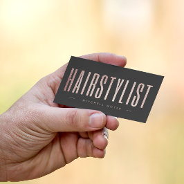 Rose Gold Glitzer Visitenkarte