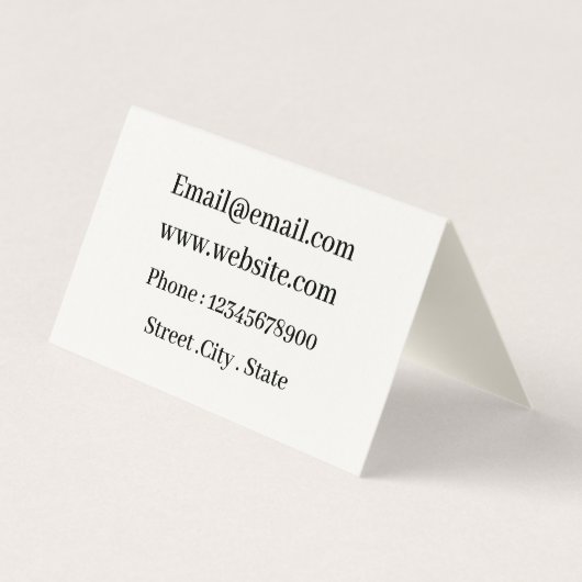 Rose Gold Glitzer Visitenkarten (Rückseite)