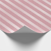 Rose Gold Glitzer Weihnachtsvorlage Elegant Geschenkpapier (Ecke)