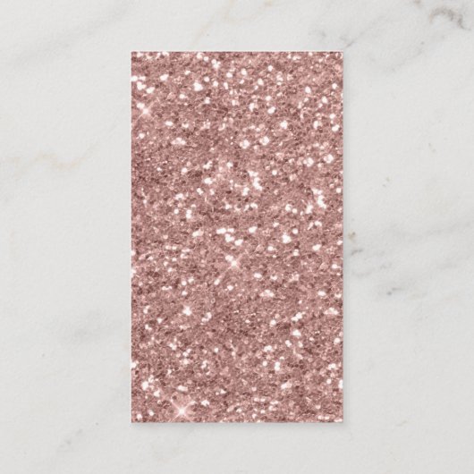 Rose Gold Glitzer Windeln Raffle Baby Dusche Begleitkarte (Rückseite)