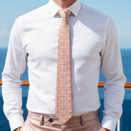 Rose Gold Glitzern Neck Tie Krawatte