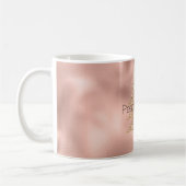 Rose Gold Glitzy Glitter Christmas Tree   Kaffeetasse (Links)