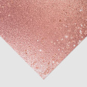 Rose Gold Glitzy Glitzer Sparkle Seidenpapier (Ausschnitt)