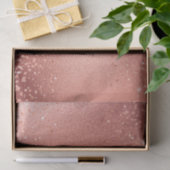 Rose Gold Glitzy Glitzer Sparkle Seidenpapier (Geschenk)