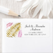 Rose Gold & Gold Foil Tropische Hochzeit (Insitu)