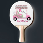 Rose Gold Golf Cart Name Tischtennis Schläger<br><div class="desc">Warum sollte der Tischtennisspieler nicht auch Liebe haben, Golf zu spielen? Golf Gal - Fun Glitz Glam Rose Gold Diamond Cart - nur ein bisschen "über die Spitze", aber bereit zum Laufen - Golfball - Das ist ein tolles Geschenk für Golfliebhaber - Spaß / unverwechselbar / einzigartig. Und mit einem...</div>