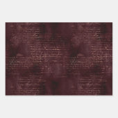 Rose Gold Gothic Halloween Geschenkpapier Set (Vorderseite 3)